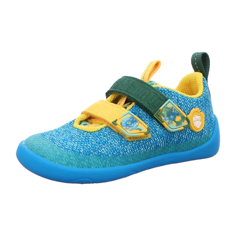 Affenzahn Affenzahn Knit Happy für Kinder, gelb, Größe 35 EU, Blau, – Produktbild 1 von 8