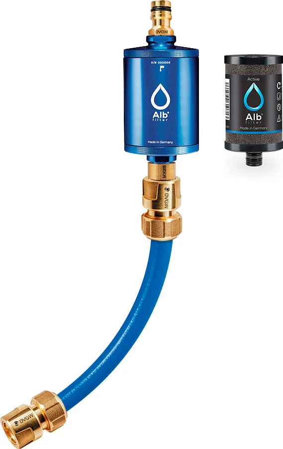 Alb Filter Alb Filter MOBIL Active Trinkwasserfilter - Mit GEKA Anschluss, Blau, – Produktbild 2 von 2