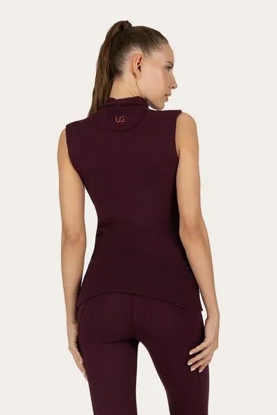 Urban Goddess Urban Goddess Wickeltop Good Karma, Fig (lila), – Produktbild 3 von 4