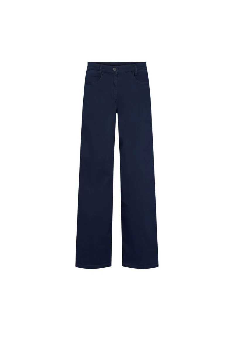 LAURIE LAURIE Damen vegan Serene 5-Pocket Loose Ml - Dunkelblauer Denim, Dunkelblau, – Produktbild 1 von 1