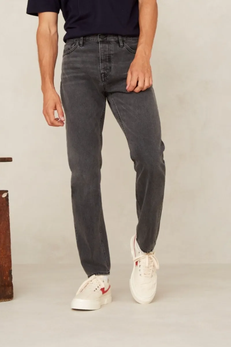 Kings Of Indigo Kings of Indigo Herren vegan Jeans Jerrick Washed Holo Grau, Dunkelgrau, – Produktbild 2 von 2