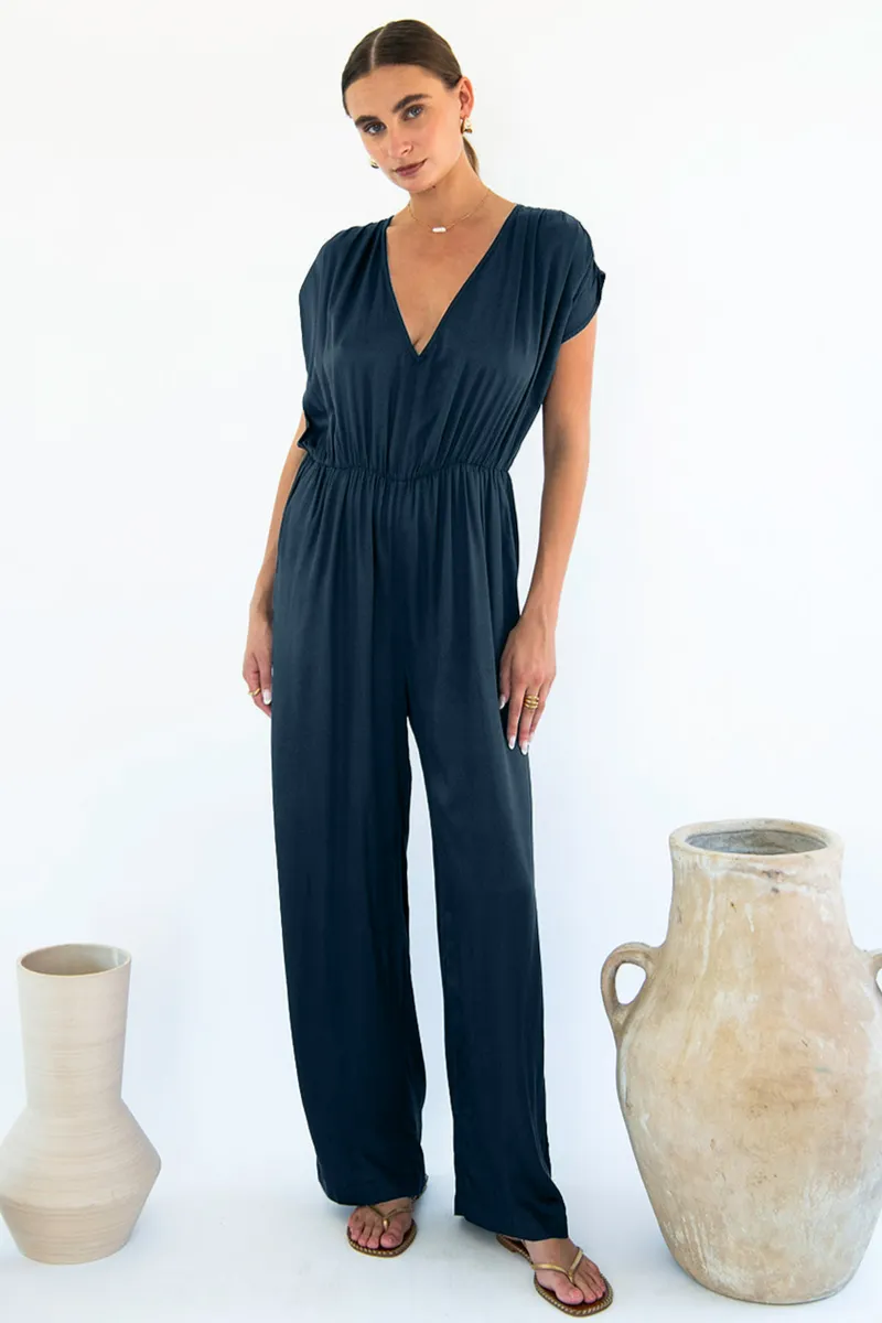 Neu Nomads Neu Nomads Damen vegan Jumpsuit Catania Midnight, Extra dunkelblau, – Produktbild 2 von 2