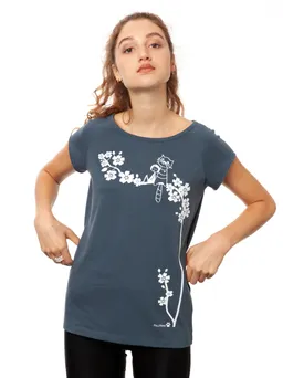 FellHerz FellHerz Damen T-Shirt Catlove Bio & Fair & Handbedruckt – Produktbild 1 von 1