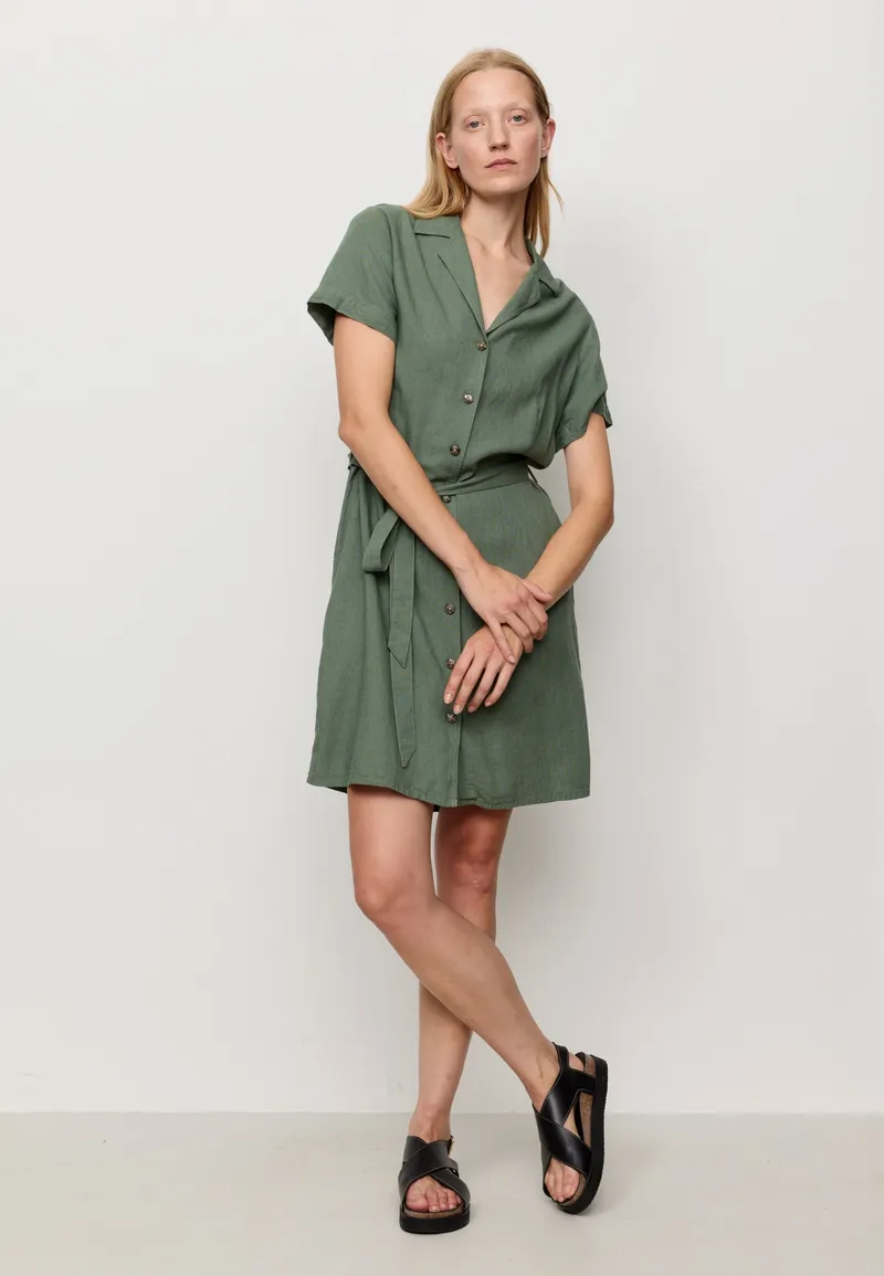 recolution Recolution Damen vegan Kleid Yucca Khaki, Grã¼n, – Produktbild 1 von 2