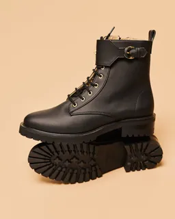 Minuit Sur Terre Minuit Sur Terre Damen vegan Stiefel Jupiter Schwarz – Produktbild 1 von 1