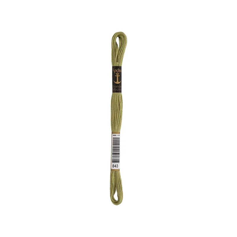 Anchor Anchor Coats Sticktwist 8m 00843 Gelboliv – Produktbild 1 von 1