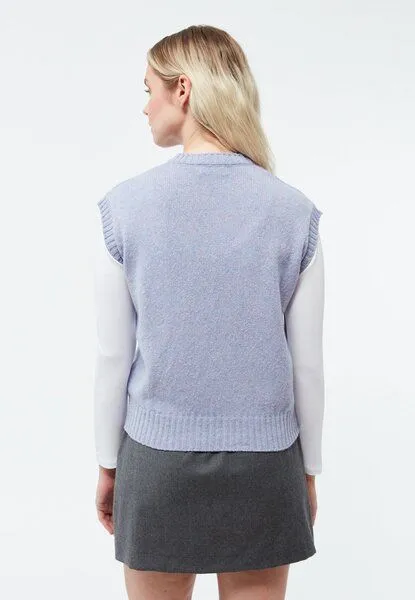 Givn Berlin Givn Berlin Pullunder GBLENI aus recycelter Wolle, Lilac, – Produktbild 4 von 4