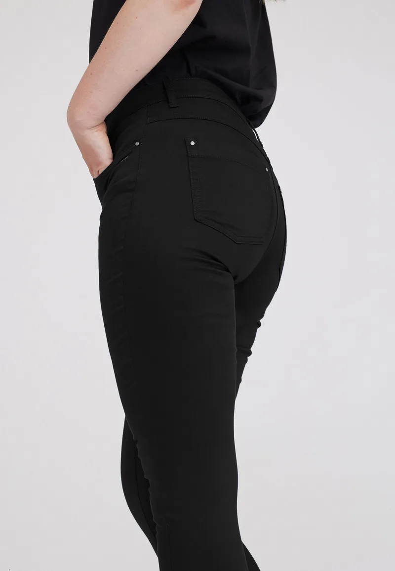 LAURIE LAURIE Damen vegan Laura Slim Ml - Schwarz, Schwarz, – Produktbild 2 von 2