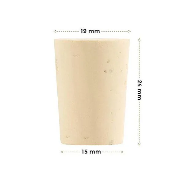 Kork-Deko Kork-Deko 100 Spitzkorken | Länge = 27 mm oder 24 mm | zwei verschiedene Größen – Produktbild 3 von 4