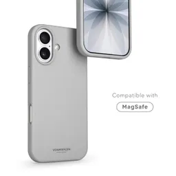VONMÄHLEN VONMÄHLEN Soft Silikon Case für iPhone 17 Light Gray – Produktbild 1 von 1