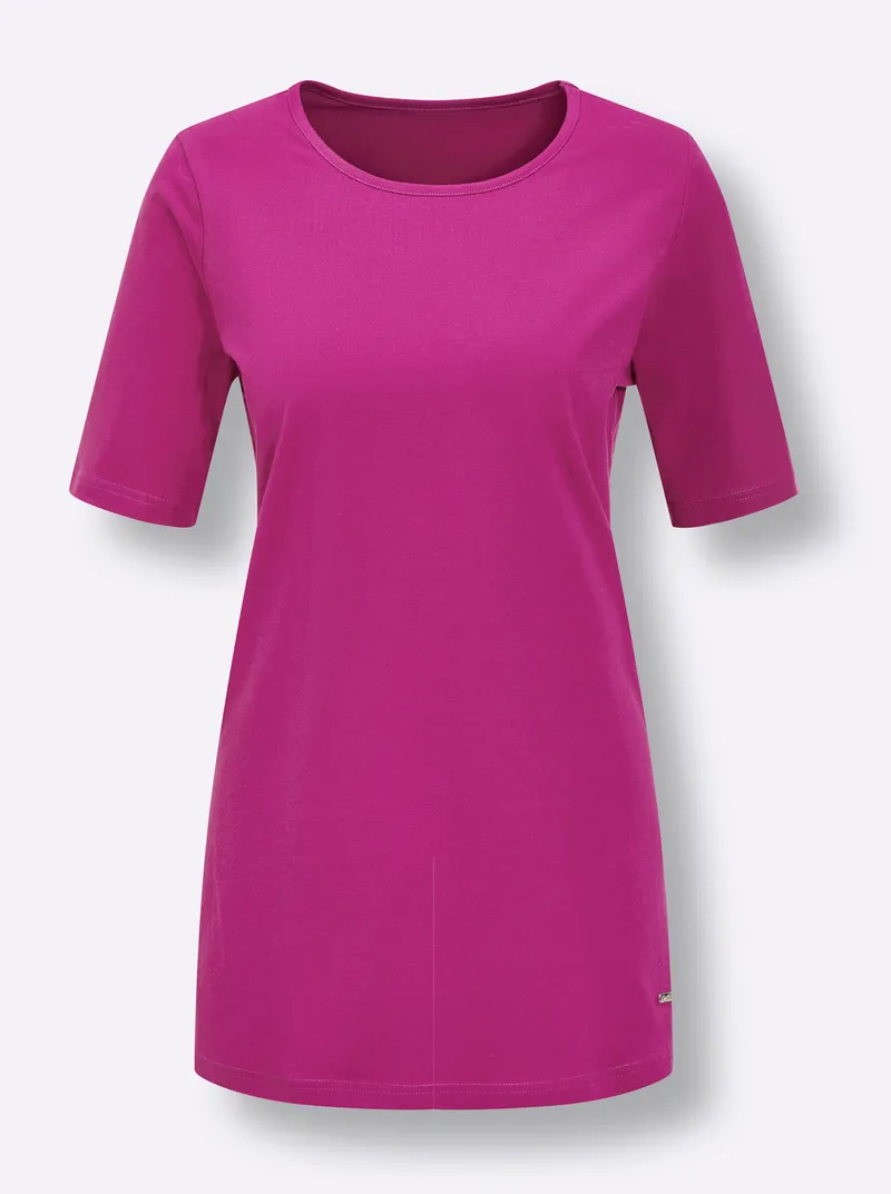 feel good Longshirt magenta, Magenta, – Produktbild 1 von 2