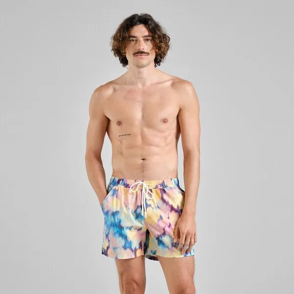 Dedicated DEDICATED Bade-Shorts Birka Ikat Field, Multi color, – Produktbild 2 von 4