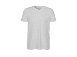 Neutral Neutral Bio-Herren-T-Shirt mit V-Ausschnitt 155 g/m² grau, Gr. L – Produktbild 1 von 1