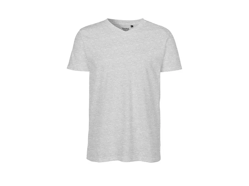 Neutral Neutral Bio-Herren-T-Shirt mit V-Ausschnitt 155 g/m² grau, Gr. XL – Produktbild 1 von 1