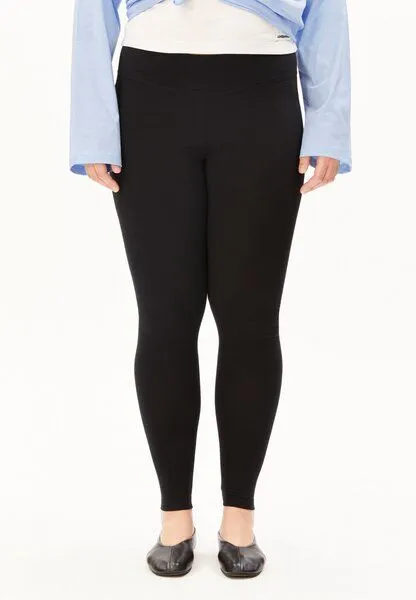 ARMEDANGELS ARMEDANGELS FARIBAA LOGO - Damen Leggings aus Bio-Baumwoll Mix, Black, – Produktbild 1 von 5