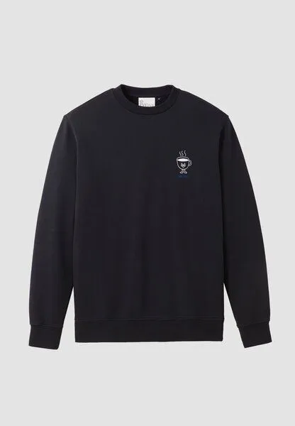 recolution Herren Sweatshirt aus Bio-Baumwolle - TAMARILLO MOIN - recolution, Black (schwarz), – Produktbild 1 von 1