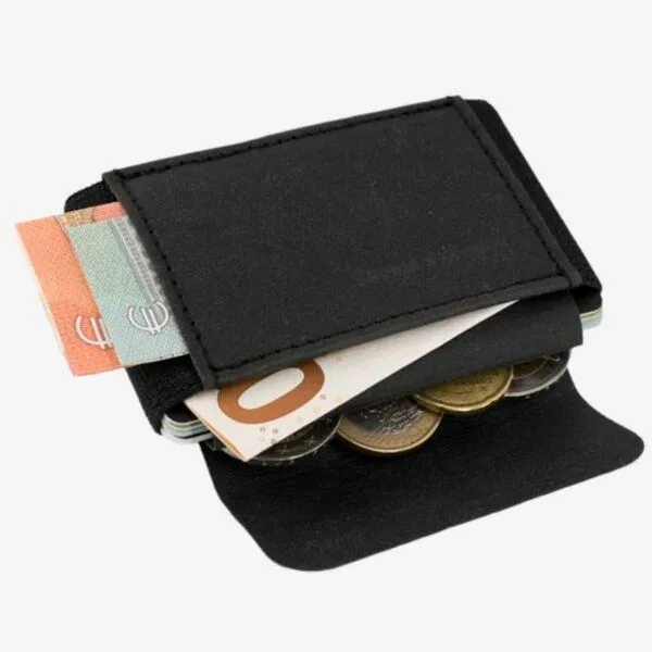 ANDERS & KOMISCH ANDERS & KOMISCH Kleiner Geldbeutel mit RFID & NFC Schutz - MINI CLASSIC Bundle, Schwarz/schwarz, – Produktbild 3 von 4