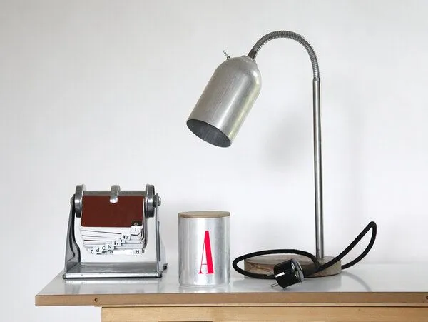 werkvoll by Lena Peter werkvoll by Lena Peter Upcycling Dose FIRE silber NEON - recycelte Feuerlöscher, Red, – Produktbild 2 von 4