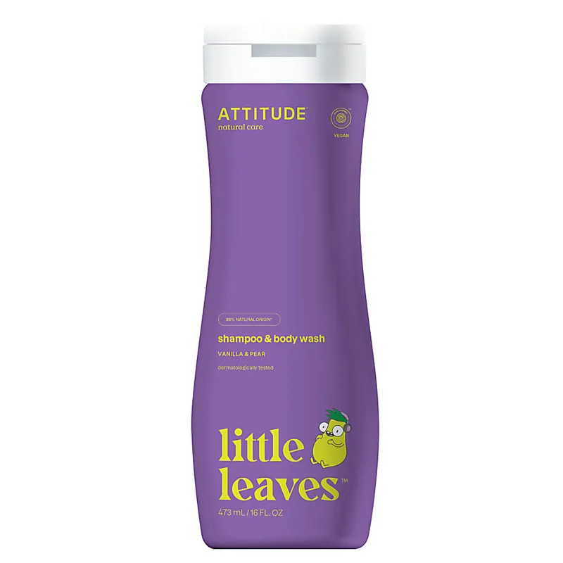 Attitude Attitude Little Leaves 2 in 1 Shampoo & Duschgel - Vanilla & Pear – Produktbild 1 von 2