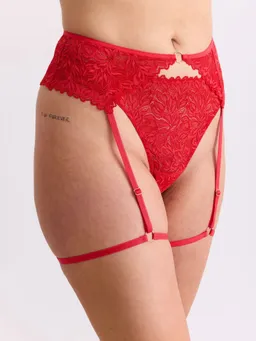 erlich textil erlich textil Dreamy Lace Strapsgürtel mit Spitze aus recyceltem Polyamid, made in Europe – Produktbild 1 von 1