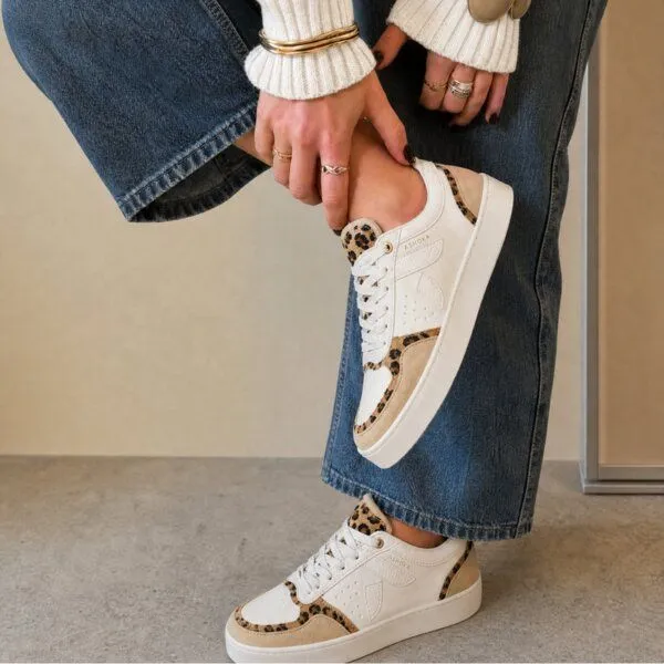Ashoka Paris Ashoka Paris Mateo Low-Top Sneaker Leopard, Biobasiert & Recycelt – Produktbild 5 von 5