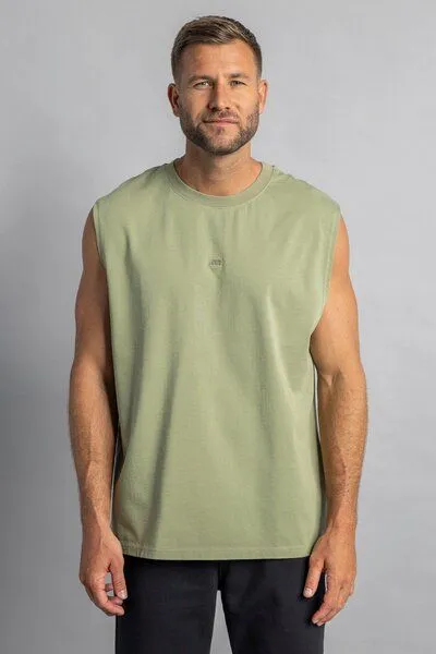 DIRTS dirts Heavy Cotton Tank Top, Sage green, – Produktbild 1 von 4