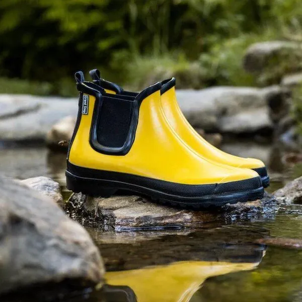 Grand Step Shoes Grand Step Shoes Damen Stiefelette Victoria Rubber Boot, Gelb, – Produktbild 4 von 4
