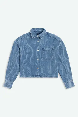 Kings Of Indigo Kings of Indigo Damen vegan Jacke Quinn Olympos Blau – Produktbild 1 von 1
