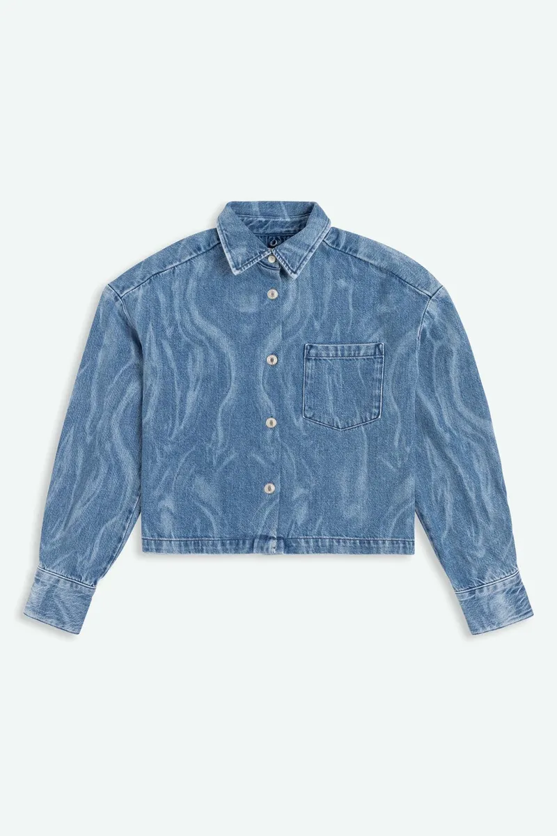 Kings Of Indigo Kings of Indigo Damen vegan Jacke Quinn Olympos Blau, Blau, – Produktbild 1 von 2