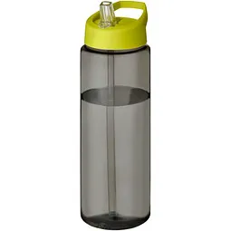 Unbranded H2O Active® Eco Vibe 850 ml Sportflasche mit Ausgussdeckel, kohle, limone – Produktbild 1 von 1