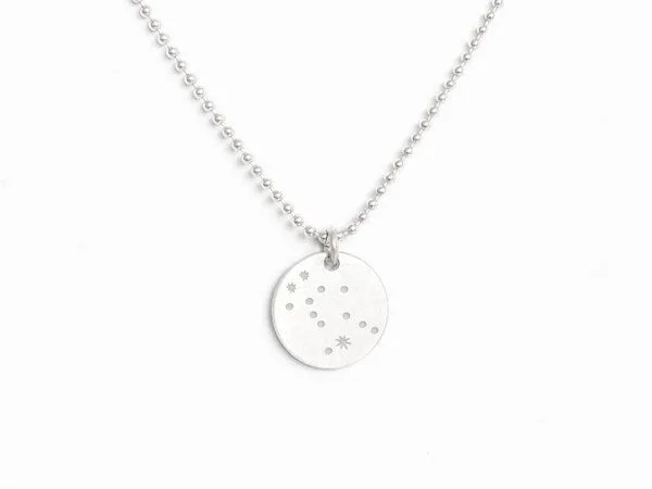 renna deluxe renna deluxe Sternzeichen Kette Silber, Silber, – Produktbild 2 von 5