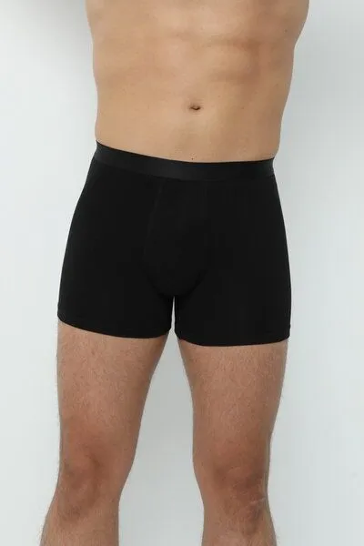 Bruno Barella Bruno Barella GOTS zertifizierte Biobaumwolle Boxer Shorts in 3er Pack, Schwarz, – Produktbild 2 von 2