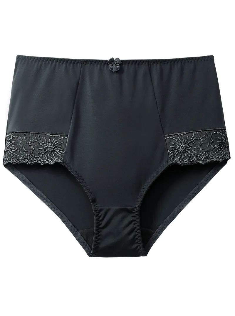 wäschepur Taillenslip schwarz, Schwarz, – Produktbild 1 von 2
