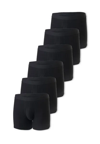 ORGANICATION ORGANICATION BRUNNO | Boxer Brief aus Bio-Baumwolle und TENCEL Modal im 6er-Pack, Black, – Produktbild 1 von 4