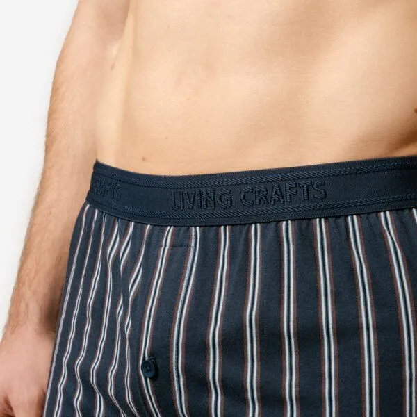 Living Crafts Living Crafts Boxer-Shorts, 2er-Pack - ETHAN, Navy (blau), – Produktbild 2 von 3