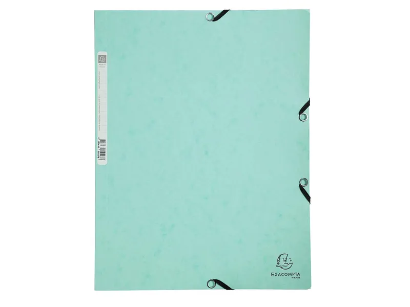 Exacompta 25 Exacompta Sammelmappen, Colorspan-Karton, 400 g/m², DIN A4, 3 Klappen, pastellgrün – Produktbild 1 von 1