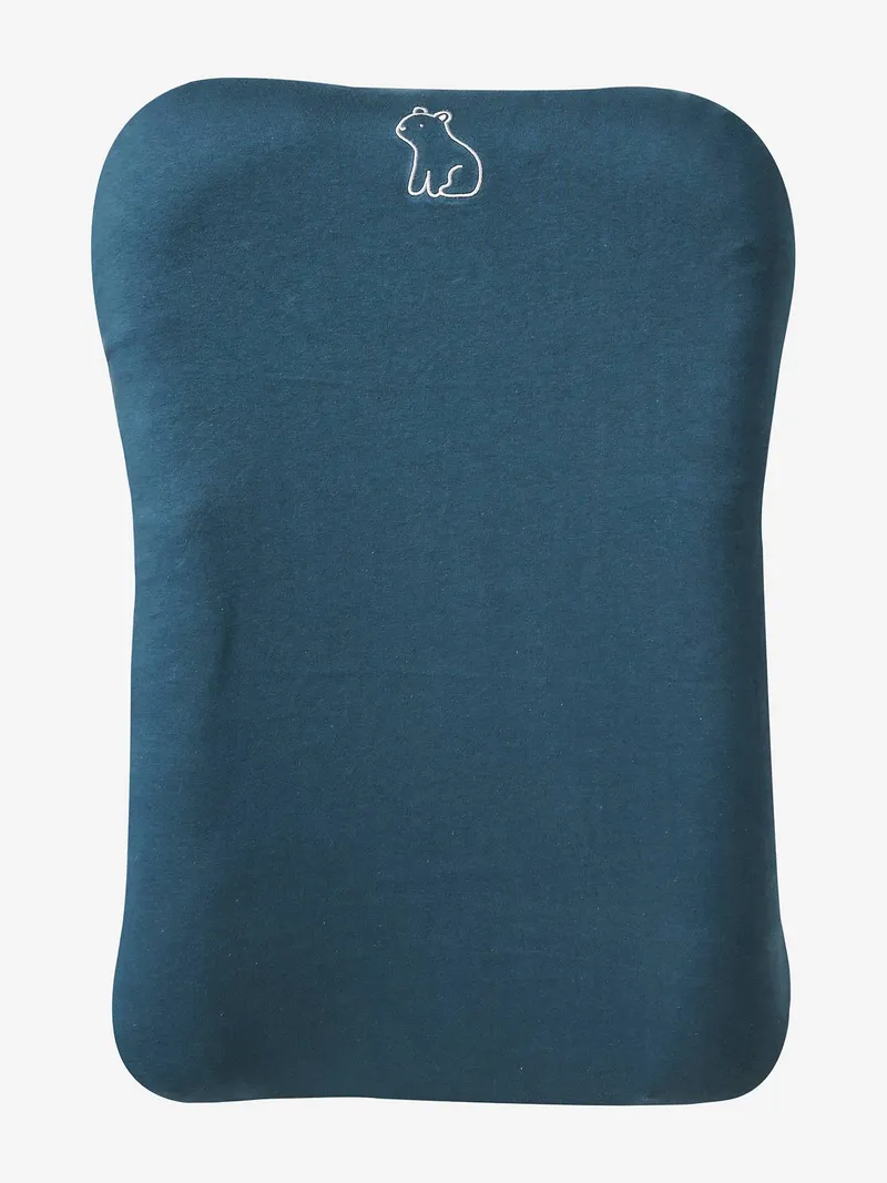 Vertbaudet 3er-Set Bezüge für Baby Wickelauflage, Pack graublau waldfreunde, – Produktbild 3 von 4