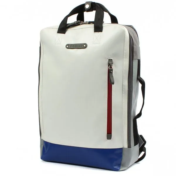 7clouds 7clouds Laptop-Rucksack Agal 7.2 M, White-blue-red, – Produktbild 2 von 4