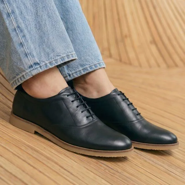 SORBAS SORBAS '84 Halbschuhe Leder Oxford Schnürschuhe, Braun, – Produktbild 8 von 8