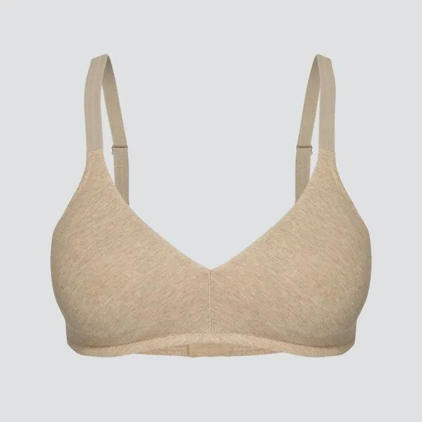 comazo|earth comazo|earth Fairtrade Basic BH ohne Bügel | GOTS zertifziert, Beige-melange, – Produktbild 3 von 5