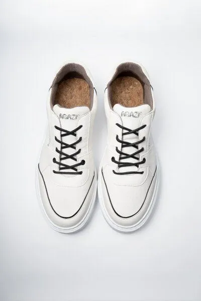 AGAZI AGAZI EMI LOW - grape leather sneakers (vegan, plant-based), Lila, – Produktbild 1 von 4