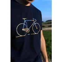 Kultgut Kultgut Artdesign - Biofair - Klassik Shirt / Bicycle, Navy, – Produktbild 1 von 1