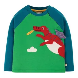 Frugi Frugi Langarm-Shirt Drachen in petrol-grün – Produktbild 1 von 1
