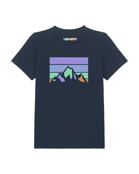 watabout.kids watabout.kids T-Shirt Kinder Retro Landscape, French navy, – Produktbild 1 von 2