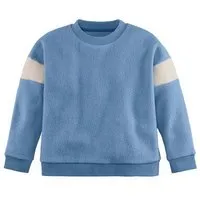 hessnatur hessnatur Softfleece Sweatshirt aus reiner Bio-Baumwolle, Rivierablau, – Produktbild 2 von 3