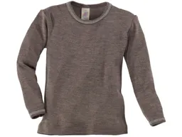 Engel natur Engel Natur Kinder Langarmshirt Unterhemd Wolle Seide walnuss Gr.116 – Produktbild 1 von 1