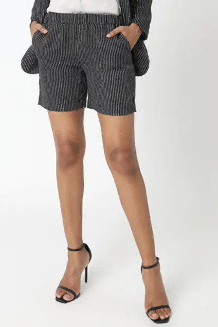 Neu Nomads Neu Nomads Damen vegan Shorts Riga Schwarz, Schwarz, – Produktbild 2 von 2