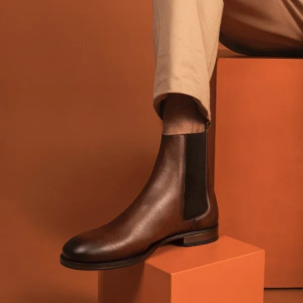 Nae Vegan Shoes Nae Vegan Shoes NAE Basti - Stiefel Vegane Herren, Braun, – Produktbild 4 von 4