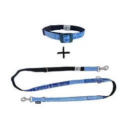 GOOPSI GOOPSI Hundeleine LANKA mit Halsband Gr. L (37-51cm) im Set - Blau – Produktbild 1 von 1