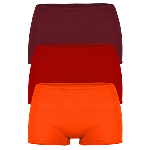 Frija Omina Frija Omina 3er Bio-Panties Set, Rot feuer, – Produktbild 1 von 2